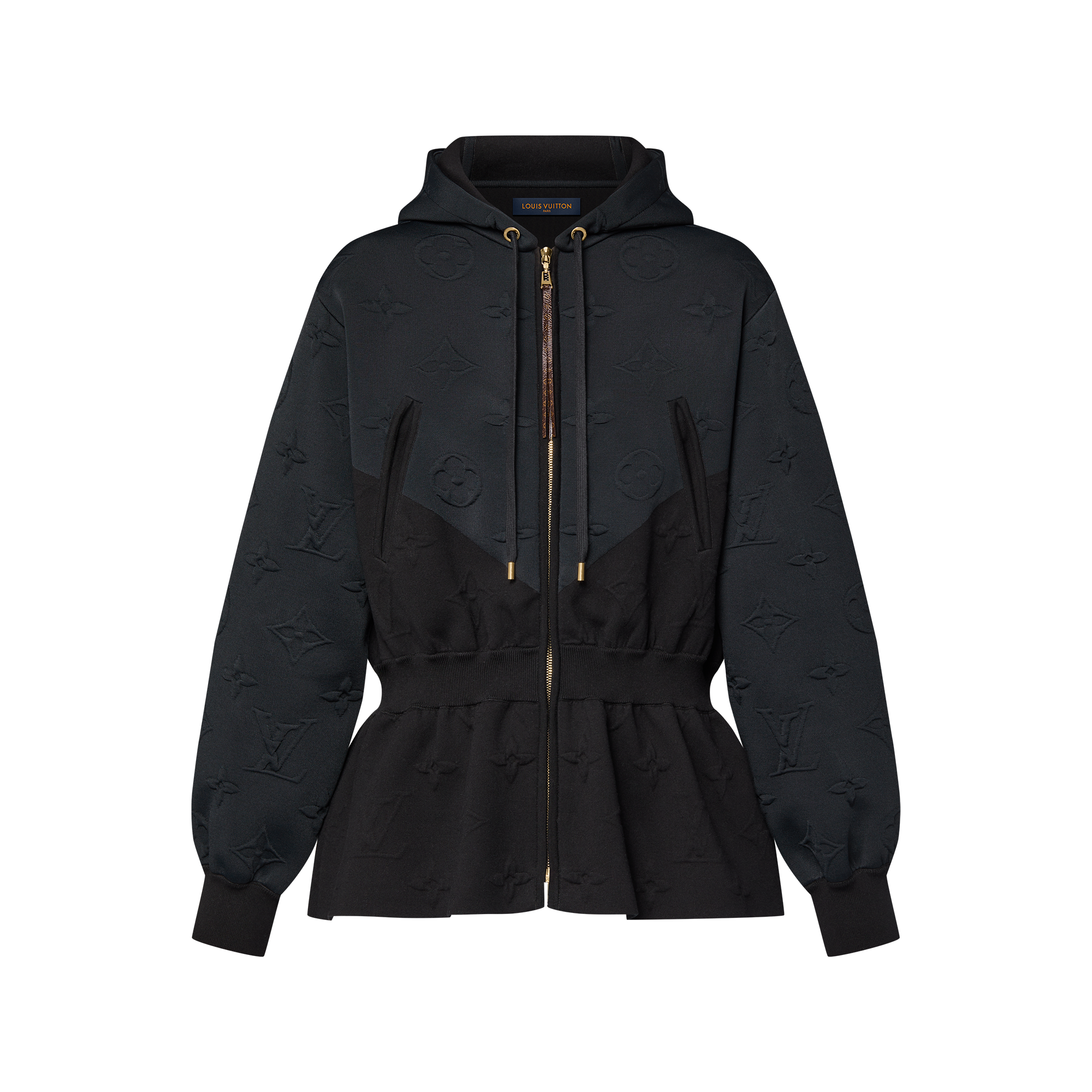 3D Monogram Peplum Hoodie - Ready-to-Wear | LOUIS VUITTON